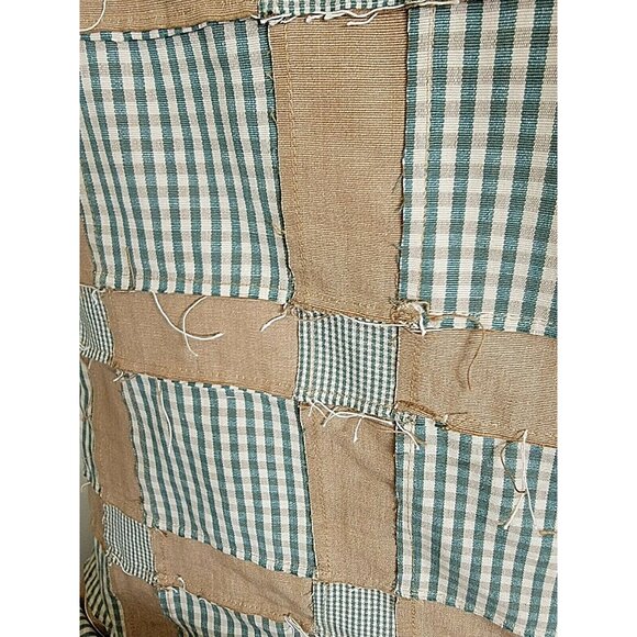 COPY - Quilted Sewn Patchwork Plaids Checker Canvas Fabric  54" W x 5 yards lot - Picture 12 of 12